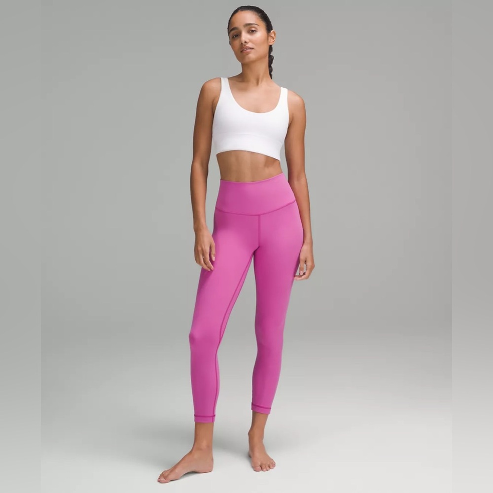 Lululemon Align High Rise 25” double lined, Barbie pink leggings size‎ 0